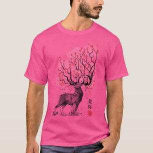 Sakura Deer T-Shirt