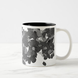 Sakura der botanischen Blume Zweifarbige Tasse
