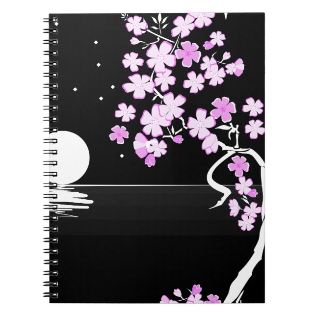 Sakura der Nacht Notizblock (Vorderseite)