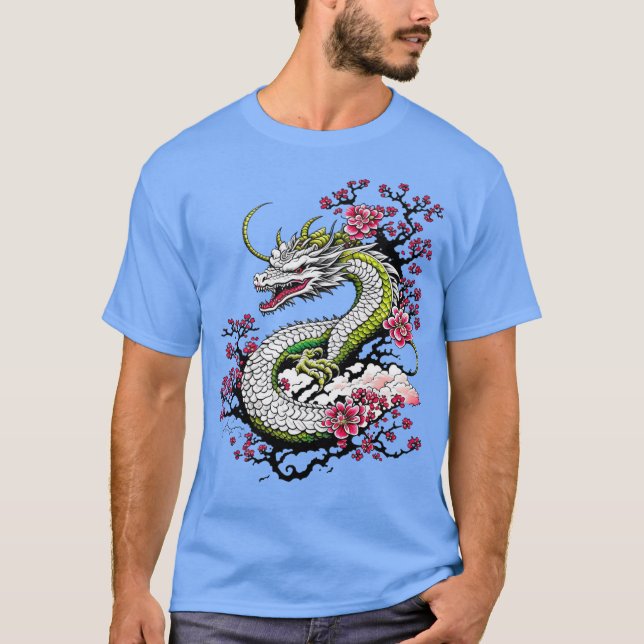 Sakura Dragon T-Shirt (Vorderseite)