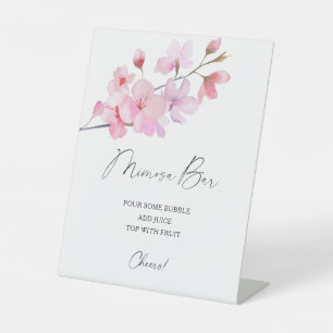 Sakura elegant - Mimosa Bar Sockelschild