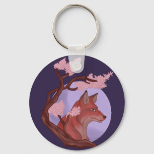 Sakura Fox Schlüsselanhänger