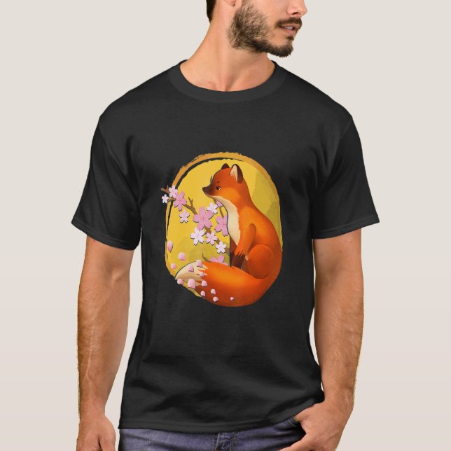 Sakura Fox T-Shirt (Vorderseite)