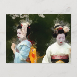 Sakura Geheimnisse Kunst, Dichtung und Musik Postkarte