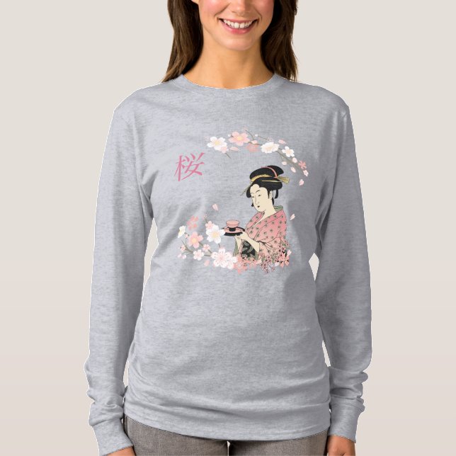 Sakura Geisha T-Shirt (Vorderseite)