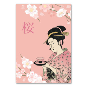 Sakura Geisha Tischnummer