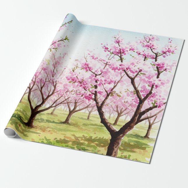 Sakura Geschenkpapier (Ungerollt)