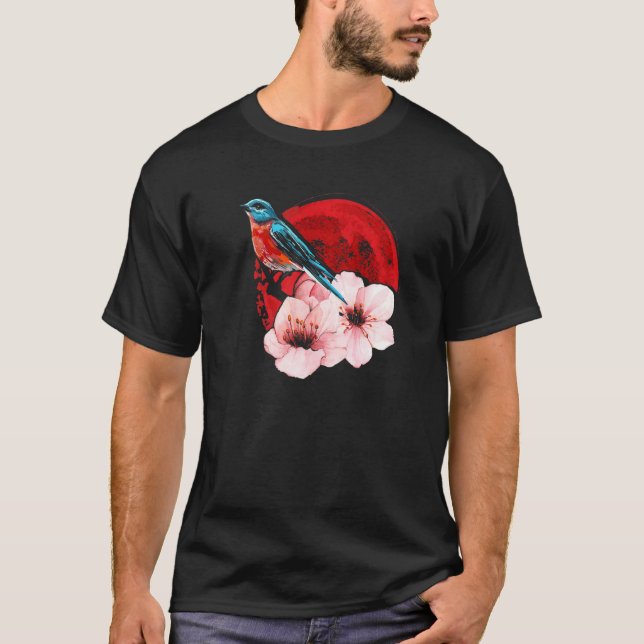 Sakura Japan Cherry Blossom Tree Natur Japanisch B T-Shirt (Vorderseite)
