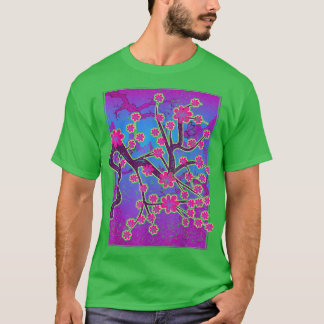 Sakura Japan Pink Flower 90s Art Vaporwave Cherry  T-Shirt