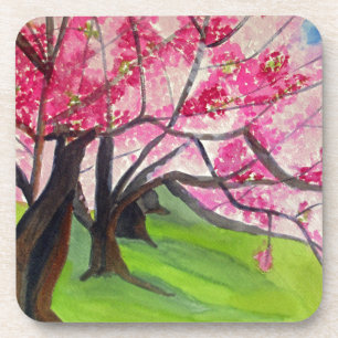 Sakura Japanese Cherry Blossom Art Getränkeuntersetzer
