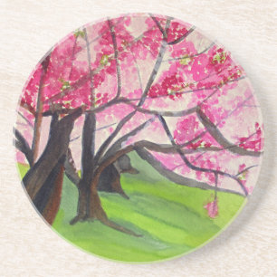 Sakura Japanese Cherry Blossom Art Untersetzer