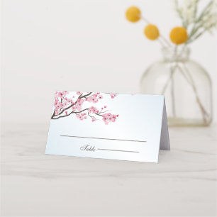Sakura Japanese Cherry Blossom Asian Wedding Platzkarte