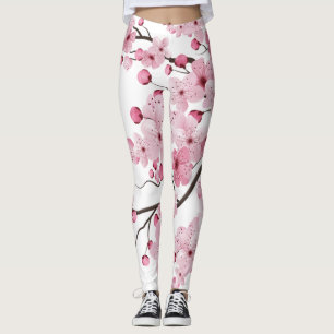 Sakura Japanese Cherry Blossom Japanischer Baum Leggings