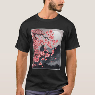Sakura Japanese Cherry Blossom Japanischer Baum T-Shirt
