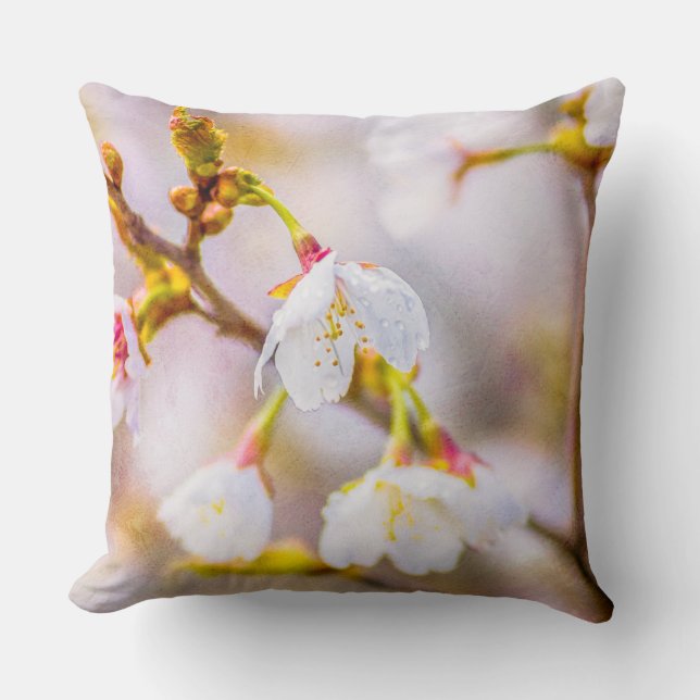 Sakura - Japanischer Kirschblossom Kissen (Vorderseite)
