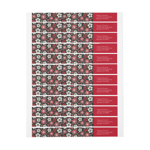 Sakura Japanisches Design Umadressetikett