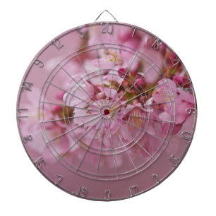 Sakura Kirschblüten Blasse rosa Reflexionen Dartscheibe