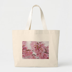 Sakura Kirschblüten Blassrosa Jumbo Stoffbeutel