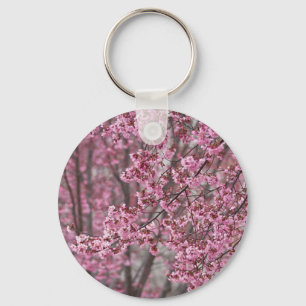 Sakura Kirschblüten Fließendes Rosa Schlüsselanhänger