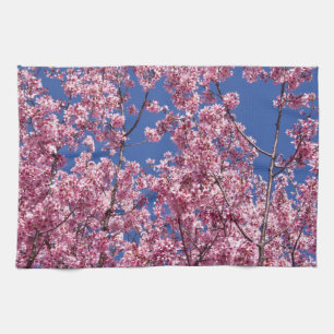 Sakura Kirschblüten in das Blau Geschirrtuch