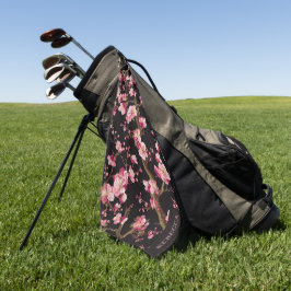 Sakura-Kirschblüten-Muster Golfhandtuch