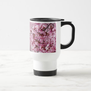Sakura Kirschblüten Pastellrosa Schichten Reisebecher