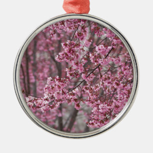 Sakura Kirschblüten pink Ornament Aus Metall