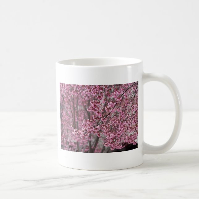 Sakura Kirschblüten pink Tasse (Rechts)