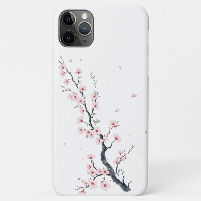 Sakura-Kirschblüten-Zweig iPhone / iPad-Hülle Case-Mate iPhone Hülle (Rückseite)