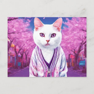Sakura kitty feiertagspostkarte