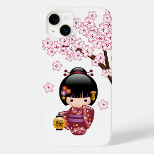 Sakura Kokeshi Doll - Niedliches japanisches Geish Case-Mate iPhone 14 Plus Hülle
