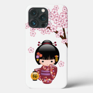 Sakura Kokeshi Doll - Niedliches japanisches Geish Case-Mate iPhone Hülle