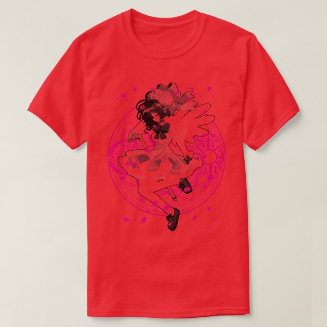 Sakura Magic Circle Black T-Shirt (Design vorne)