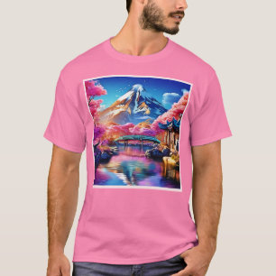Sakura Mountain: Frühlingsszene T-Shirt