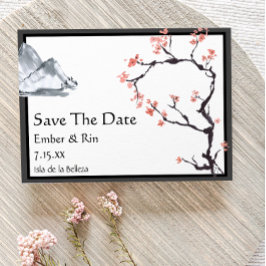 Sakura Mountain | Lässig V2 Grenzen Save the Date