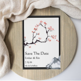 Sakura Mountain | Lässig v3 Grenzen Save the Date