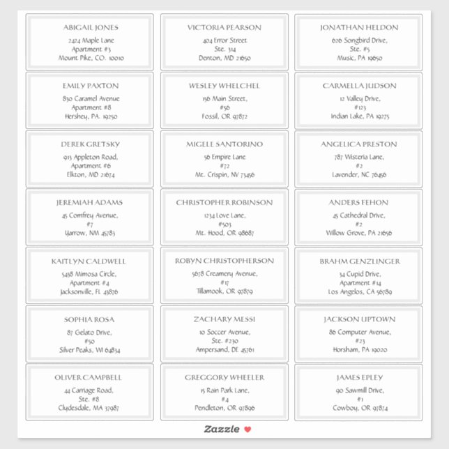 Sakura Mountain | Lässige Guest Address Labels (Blatt)