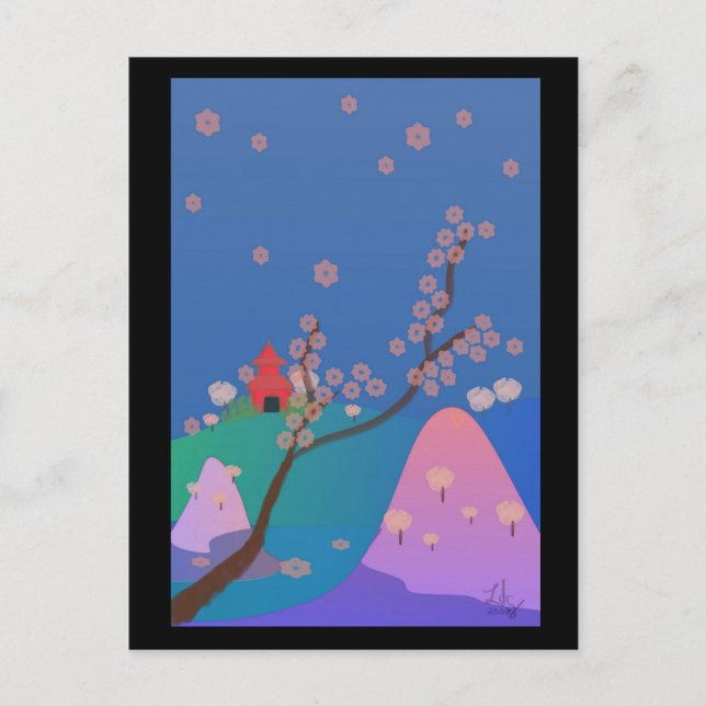 Sakura no Hana Postcard Postkarte (Vorderseite)