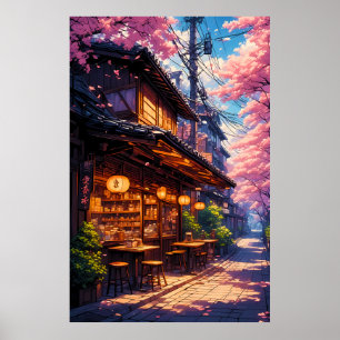 Sakura no Machikado - Kirschblütenstraße Poster