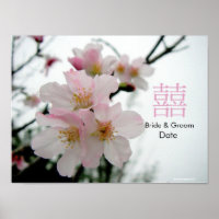 Sakura/Orientales Doppelglücksgeschenk Hochzeit