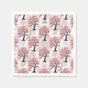 Sakura Pink Cherry Blossom Baumdesign Serviette