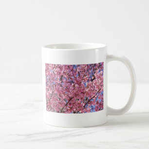 Sakura Pink Cherry Blossom Sky Kaffeetasse