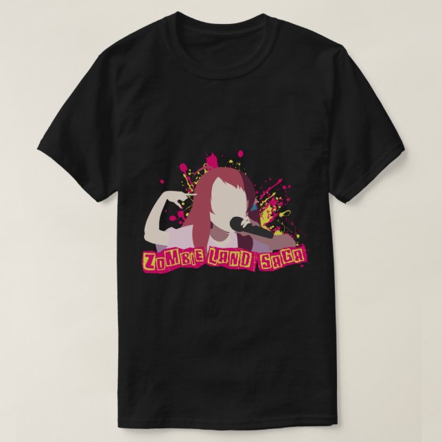 Sakura Rap Zombie Land Saga T-Shirt (Design vorne)
