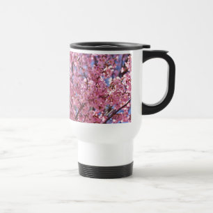 Sakura Rosa Kirschblütenhimmel Reisebecher