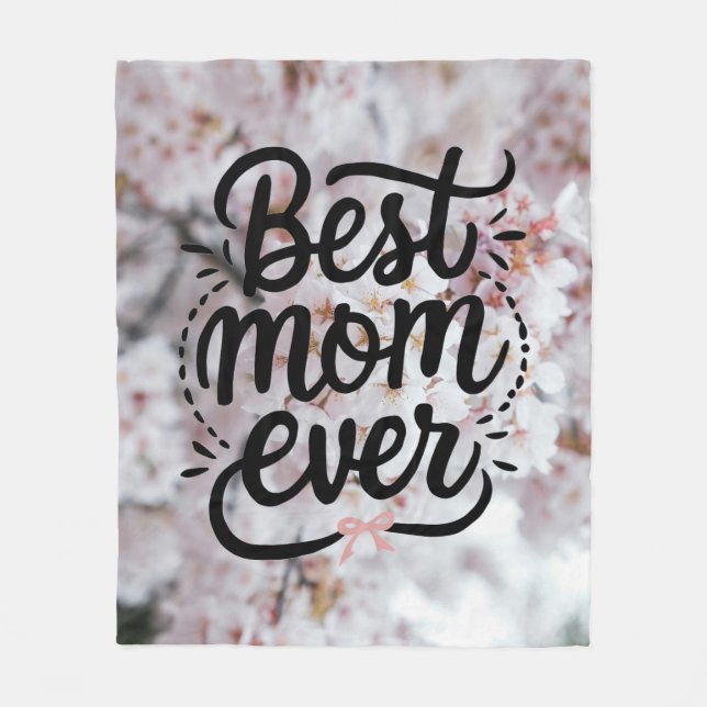 Sakura Rosa Wählen Sie eine andere Mama Fleecedecke (Vorderseite)