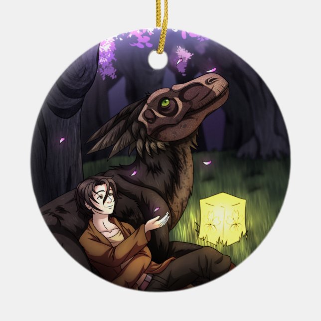 Sakura Saison Keramik Ornament (Vorne)