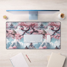 Sakura Serenity Temple Desk Mat