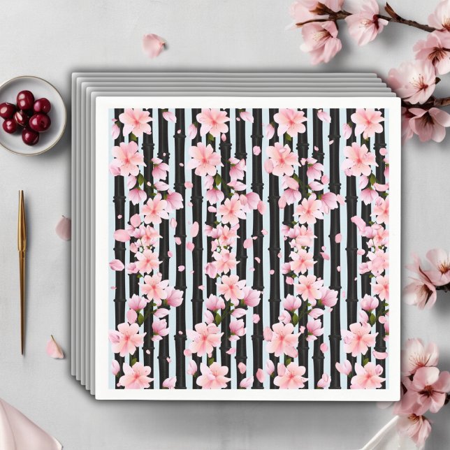 Sakura Spring Cherry Blossoms Babydusche Serviette (Von Creator hochgeladen)