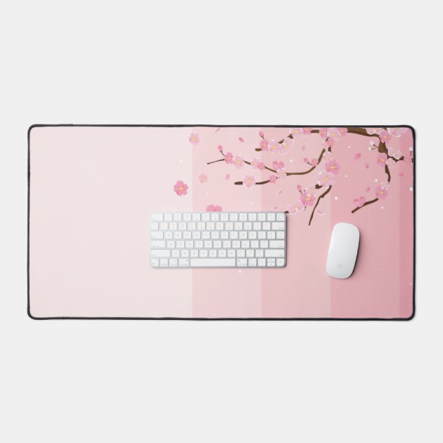 Sakura Themed | Desk Mat Schreibtischunterlage (Tastatur & Maus)