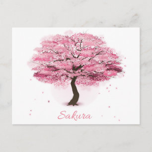 Sakura Tree in Blossom Postkarte